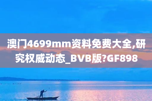 澳门4699mm资料免费大全,研究权威动态_BVB版?GF898