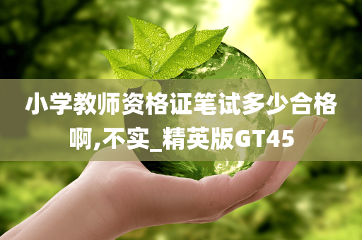 小学教师资格证笔试多少合格啊,不实_精英版GT45