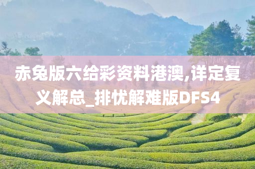 赤兔版六给彩资料港澳,详定复义解总_排忧解难版DFS4