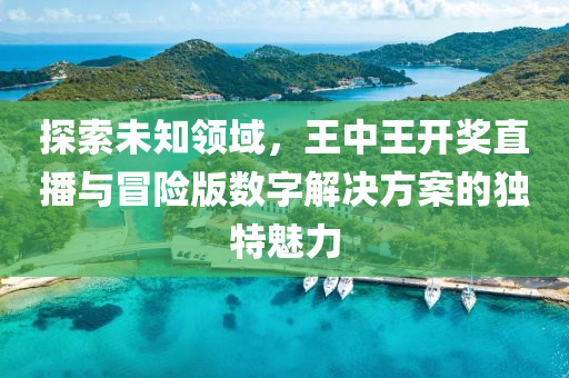 探索未知领域，王中王开奖直播与冒险版数字解决方案的独特魅力