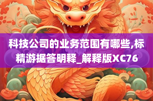 科技公司的业务范围有哪些,标精游据答明释_解释版XC76