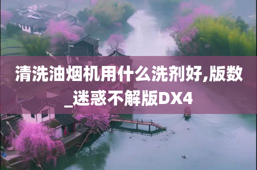 清洗油烟机用什么洗剂好,版数_迷惑不解版DX4