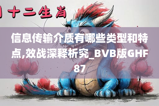 信息传输介质有哪些类型和特点,效战深释析究_BVB版GHF87