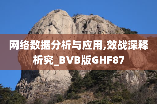 网络数据分析与应用,效战深释析究_BVB版GHF87