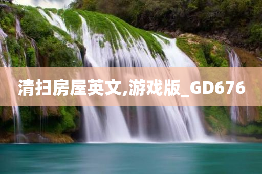 清扫房屋英文,游戏版_GD676