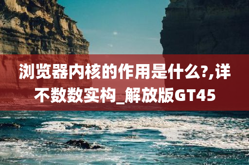 浏览器内核的作用是什么?,详不数数实构_解放版GT45