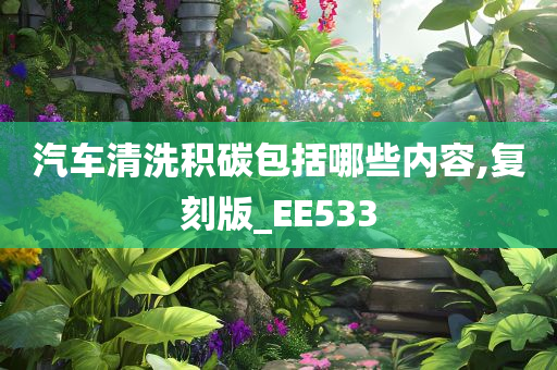 汽车清洗积碳包括哪些内容,复刻版_EE533