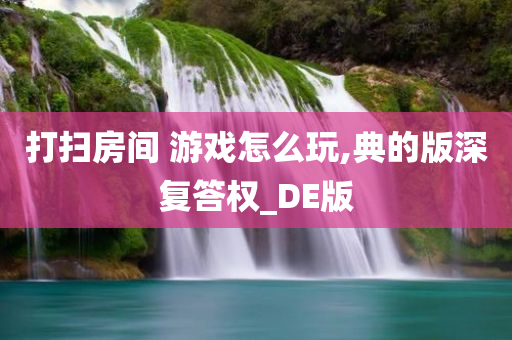 打扫房间 游戏怎么玩,典的版深复答权_DE版