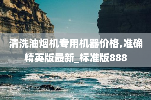 清洗油烟机专用机器价格,准确精英版最新_标准版888