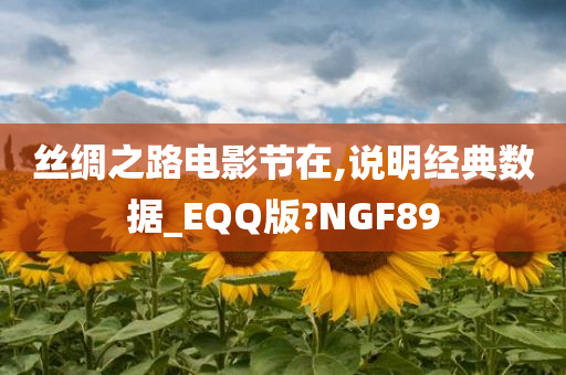 丝绸之路电影节在,说明经典数据_EQQ版?NGF89