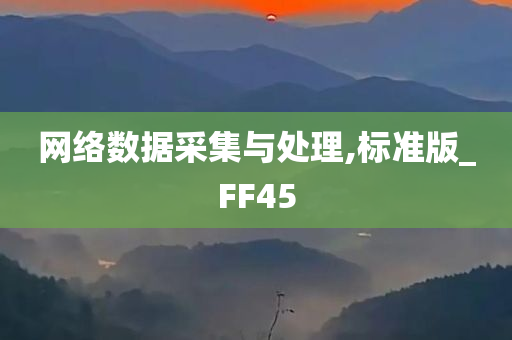 网络数据采集与处理,标准版_FF45