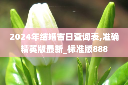 2024年结婚吉日查询表,准确精英版最新_标准版888