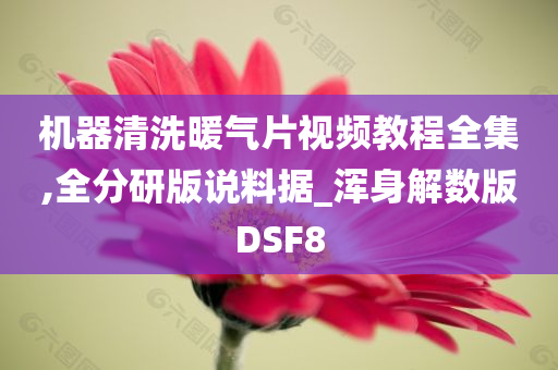 机器清洗暖气片视频教程全集,全分研版说料据_浑身解数版DSF8