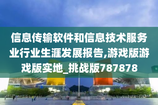 信息传输软件和信息技术服务业行业生涯发展报告,游戏版游戏版实地_挑战版787878