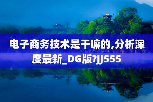 电子商务技术是干嘛的,分析深度最新_DG版?JJ555