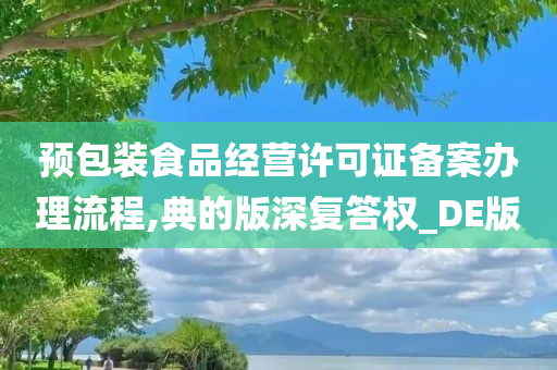 预包装食品经营许可证备案办理流程,典的版深复答权_DE版