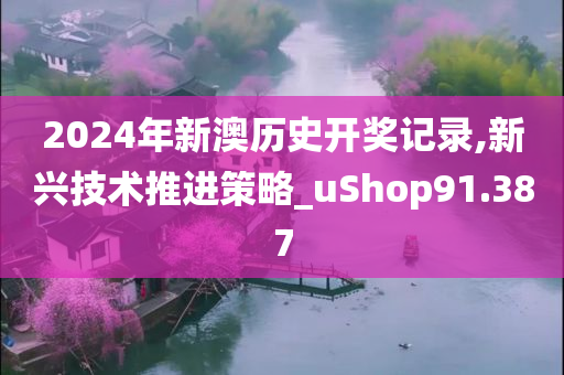 2024年新澳历史开奖记录,新兴技术推进策略_uShop91.387