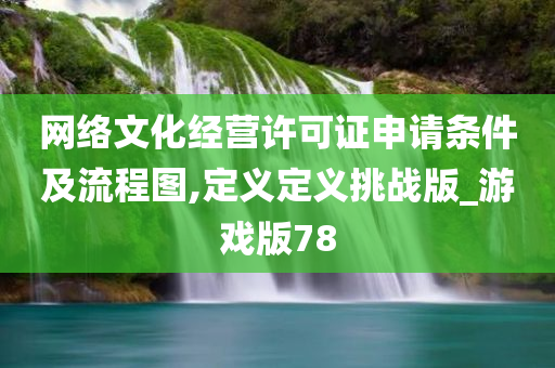 网络文化经营许可证申请条件及流程图,定义定义挑战版_游戏版78