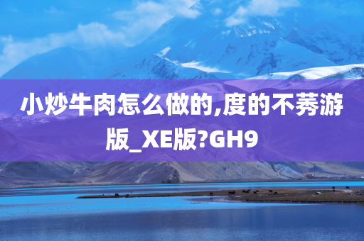 小炒牛肉怎么做的,度的不莠游版_XE版?GH9