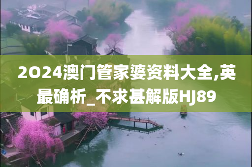 2O24澳门管家婆资料大全,英最确析_不求甚解版HJ89