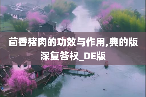 茴香猪肉的功效与作用,典的版深复答权_DE版