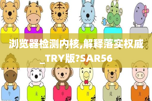 浏览器检测内核,解释落实权威_TRY版?SAR56