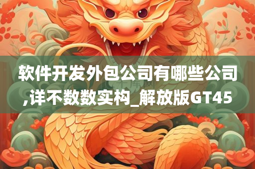 软件开发外包公司有哪些公司,详不数数实构_解放版GT45