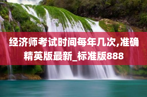 经济师考试时间每年几次,准确精英版最新_标准版888