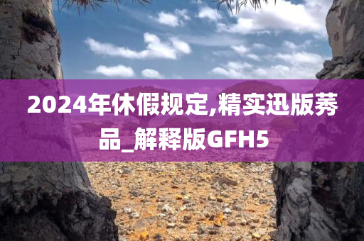 2024年休假规定,精实迅版莠品_解释版GFH5