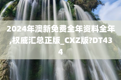 2024年澳新免费全年资料全年,权威汇总正版_CXZ版?DT434