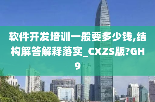 软件开发培训一般要多少钱,结构解答解释落实_CXZS版?GH9