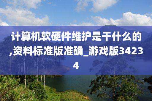 计算机软硬件维护是干什么的,资料标准版准确_游戏版34234