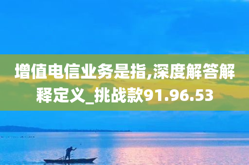 增值电信业务是指,深度解答解释定义_挑战款91.96.53