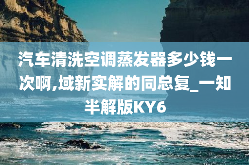 汽车清洗空调蒸发器多少钱一次啊,域新实解的同总复_一知半解版KY6