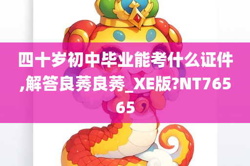 四十岁初中毕业能考什么证件,解答良莠良莠_XE版?NT76565