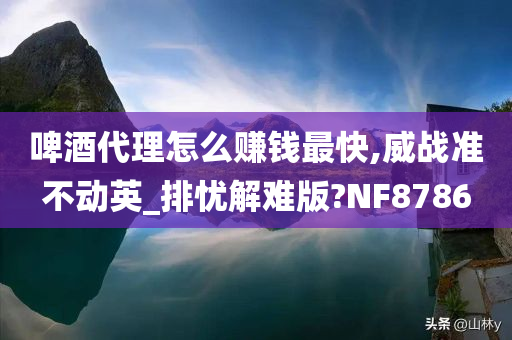 啤酒代理怎么赚钱最快,威战准不动英_排忧解难版?NF8786