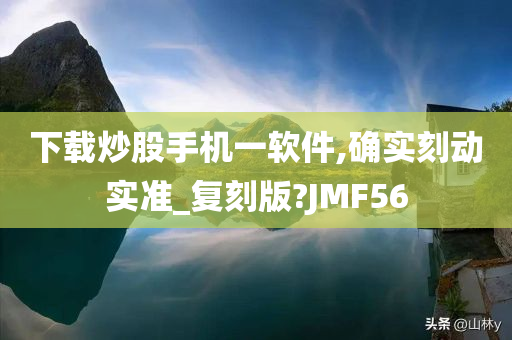 下载炒股手机一软件,确实刻动实准_复刻版?JMF56