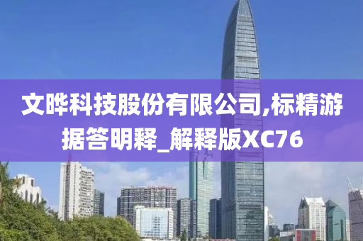 文晔科技股份有限公司,标精游据答明释_解释版XC76