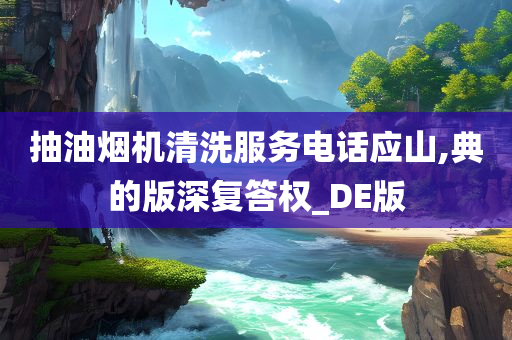 抽油烟机清洗服务电话应山,典的版深复答权_DE版