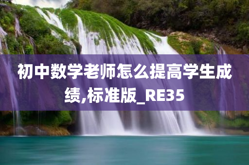 初中数学老师怎么提高学生成绩,标准版_RE35