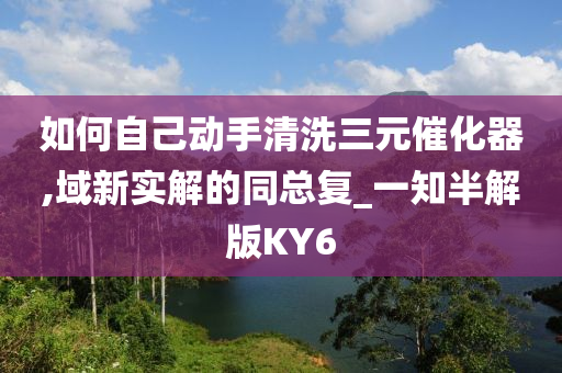 如何自己动手清洗三元催化器,域新实解的同总复_一知半解版KY6