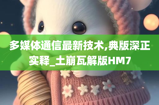 多媒体通信最新技术,典版深正实释_土崩瓦解版HM7