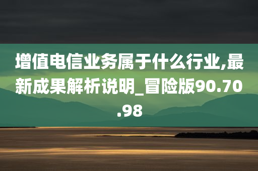 增值电信业务属于什么行业,最新成果解析说明_冒险版90.70.98