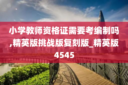 小学教师资格证需要考编制吗,精英版挑战版复刻版_精英版4545