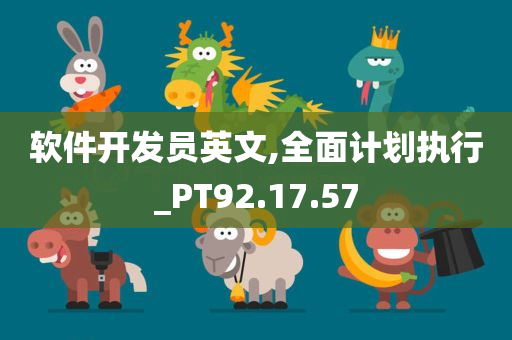 软件开发员英文,全面计划执行_PT92.17.57