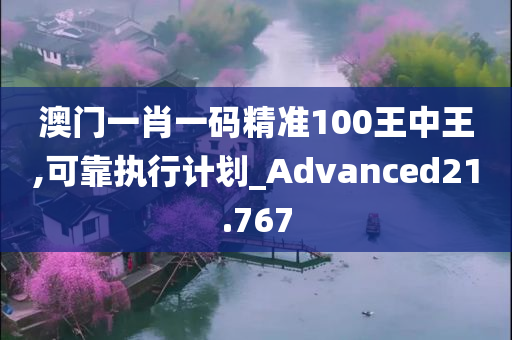 澳门一肖一码精准100王中王,可靠执行计划_Advanced21.767