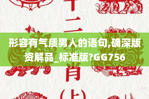 形容有气质男人的语句,确深版资解品_标准版?GG756