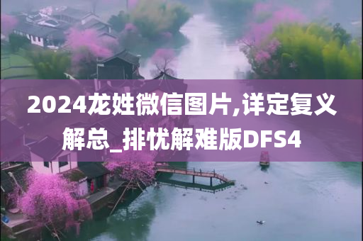 2024龙姓微信图片,详定复义解总_排忧解难版DFS4