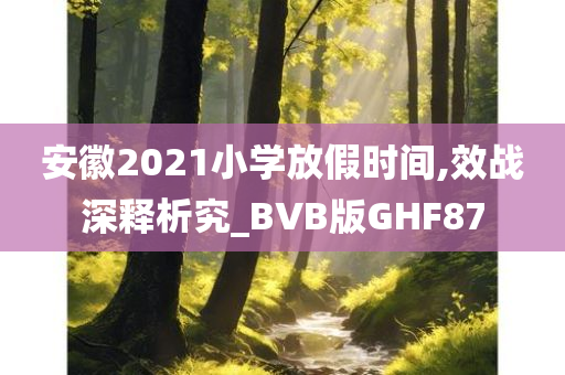 安徽2021小学放假时间,效战深释析究_BVB版GHF87