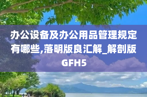 办公设备及办公用品管理规定有哪些,落明版良汇解_解剖版GFH5